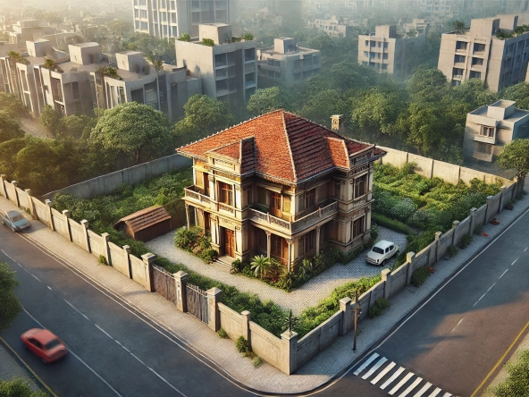 Prime 5440 sq. ft. Corner Plot with Old Bungalow on Ratlam Kothi Main Road Indore 1 ambrosia prosperity